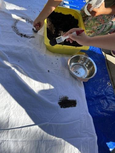 Schilderen met modder