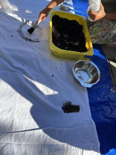 Schilderen met modder