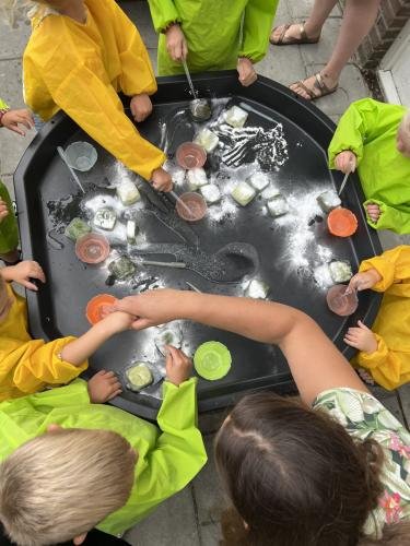 Experimenteren met ijs