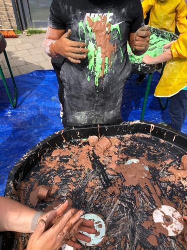 Lekker vies worden, met oobleck