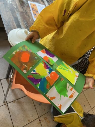 Verven met de sla centrifuge