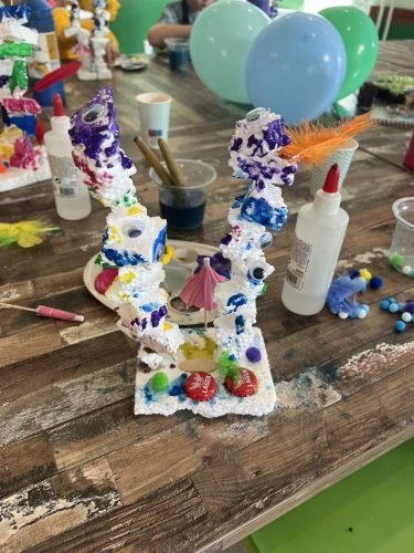 Piepschuim kunstwerk