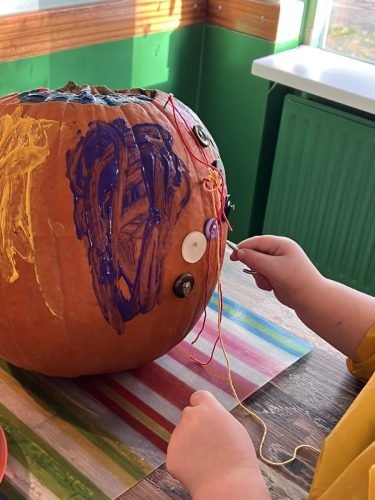 Pompoen versieren